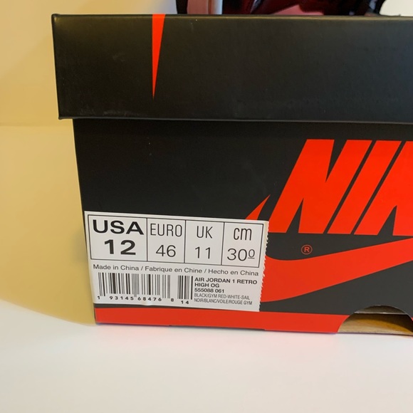 Jordan 1 Gym Red - Picture 5 of 5